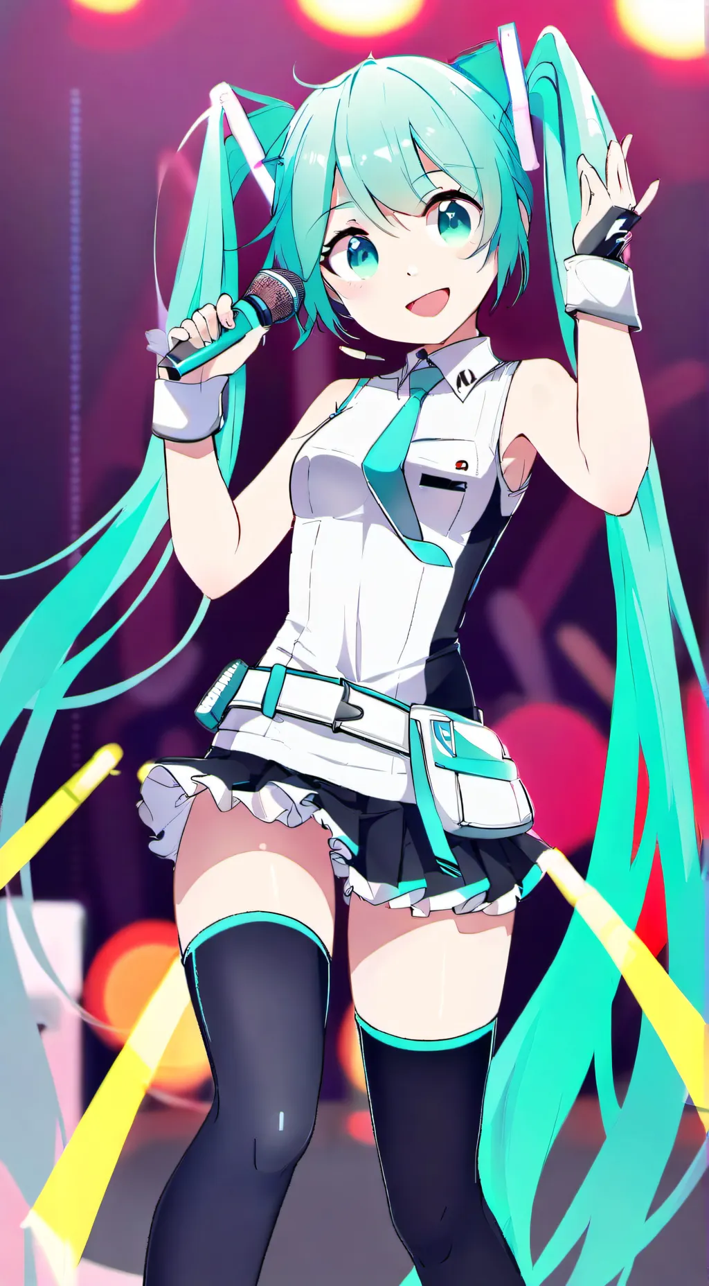 ai character: miku background