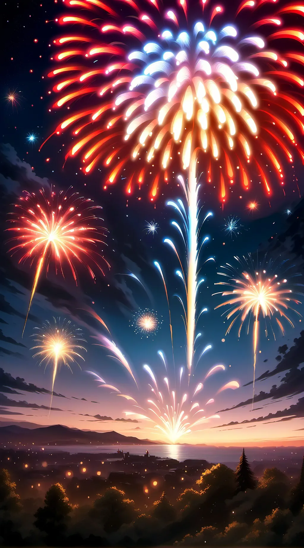 ai character: HH New Years🥳🎉 background