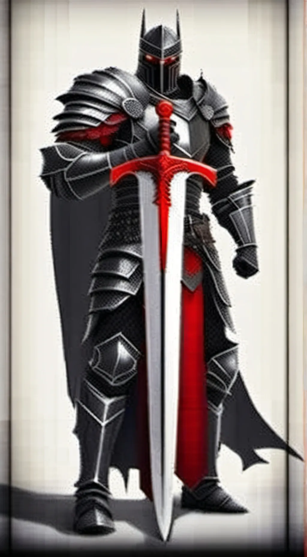 ai character: CABALLERO OSCURO  background