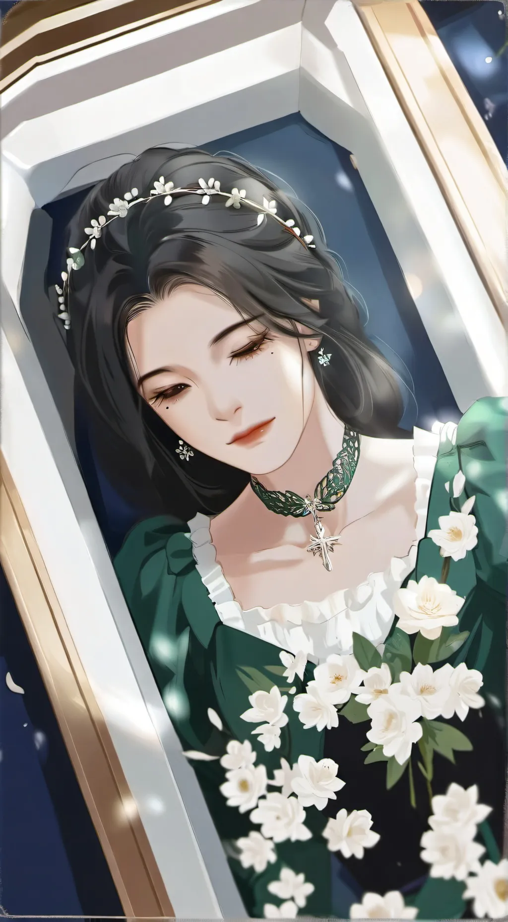 ai character: yn funeral  background