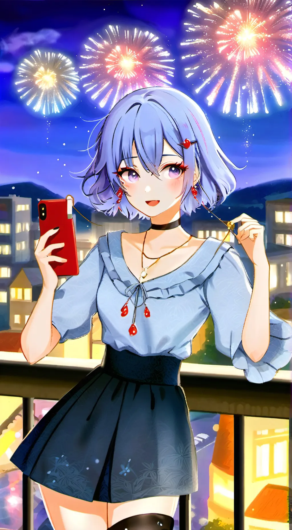 ai character: Kiara  background