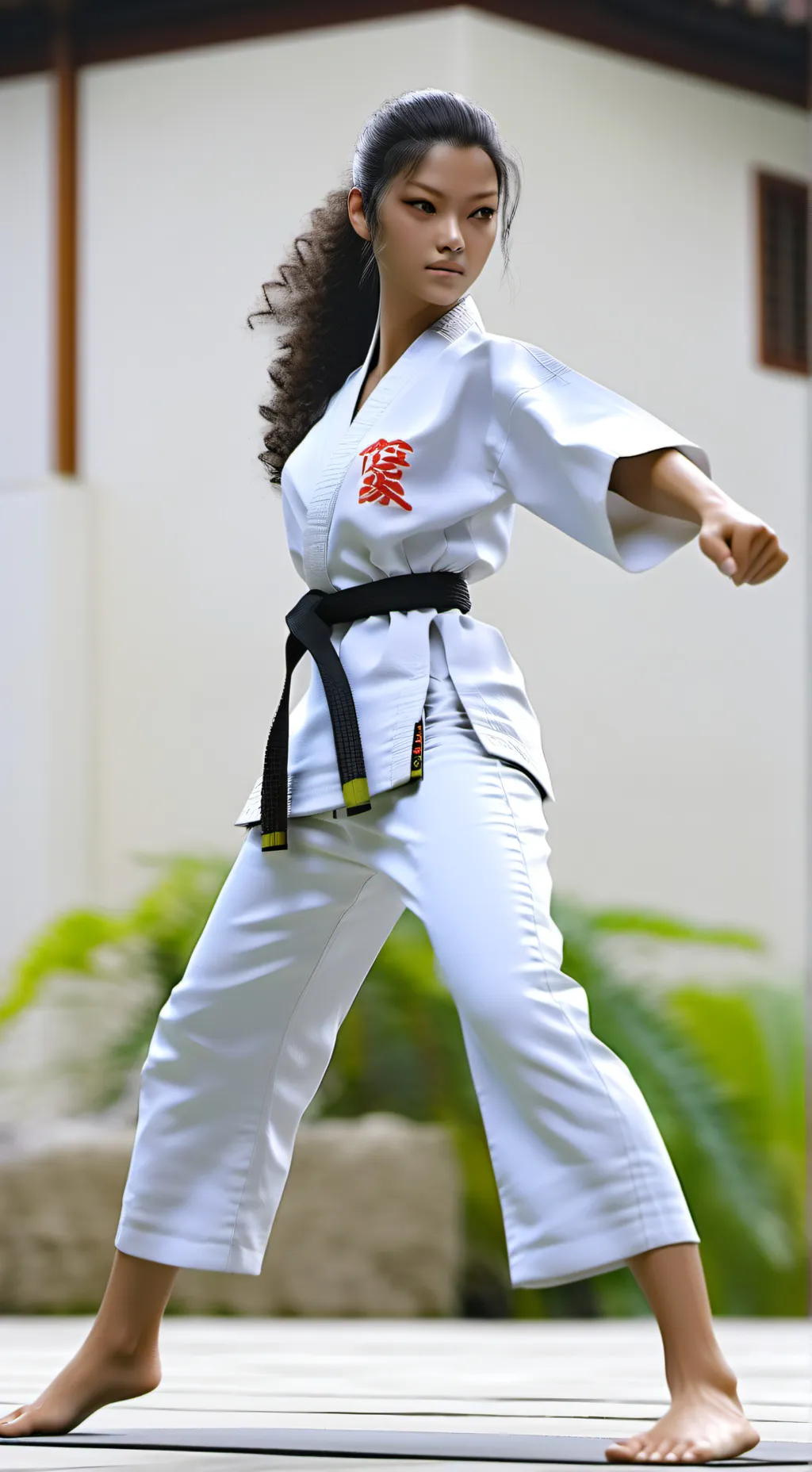 ai character: Ayaka background