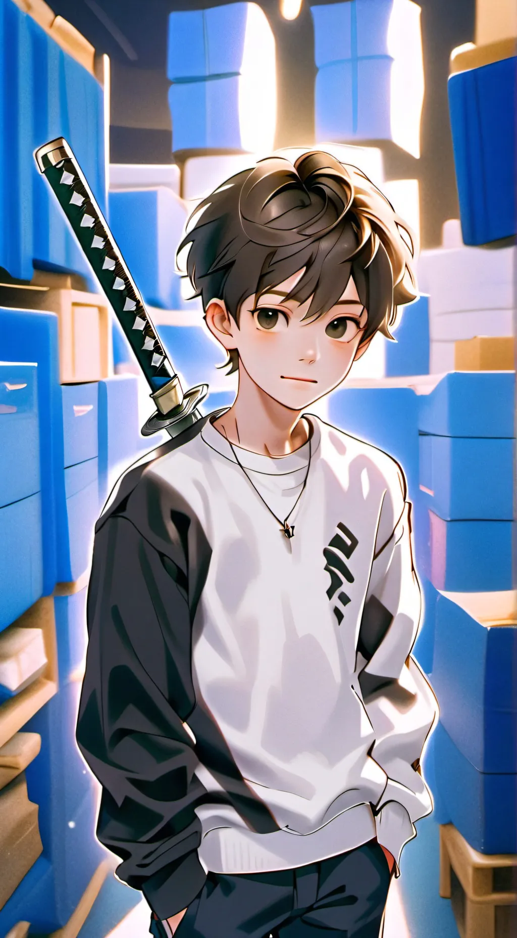 ai character: Demon slayer background