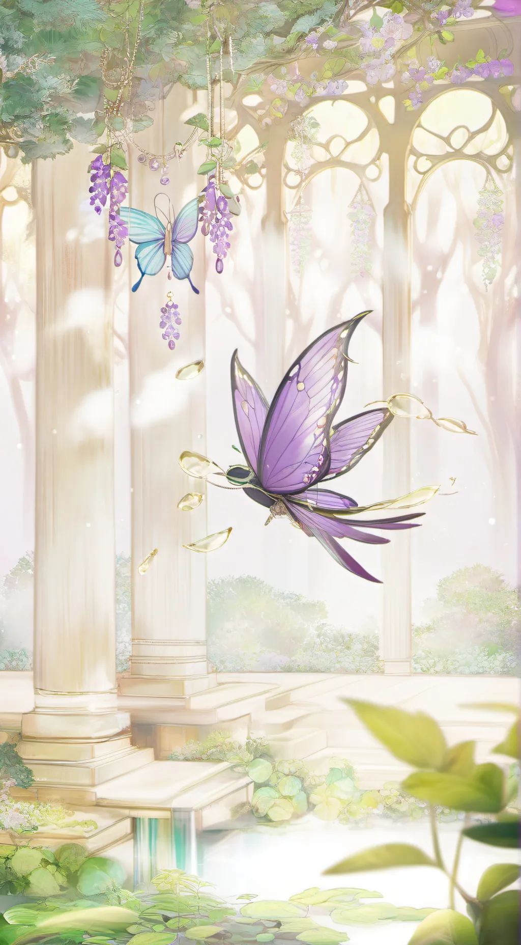 ai character: Kocho Shinobu  background