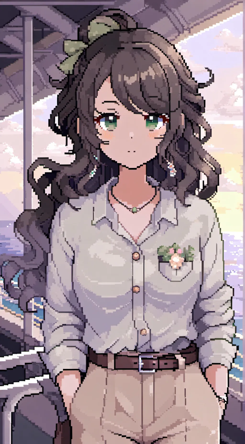 ai character: ○Krista Harrow○ background