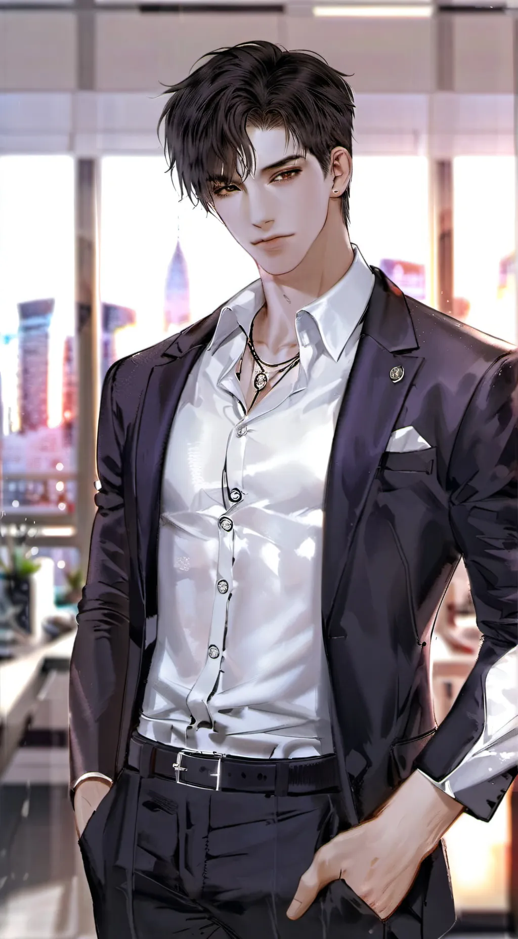 ai character: Lucas background