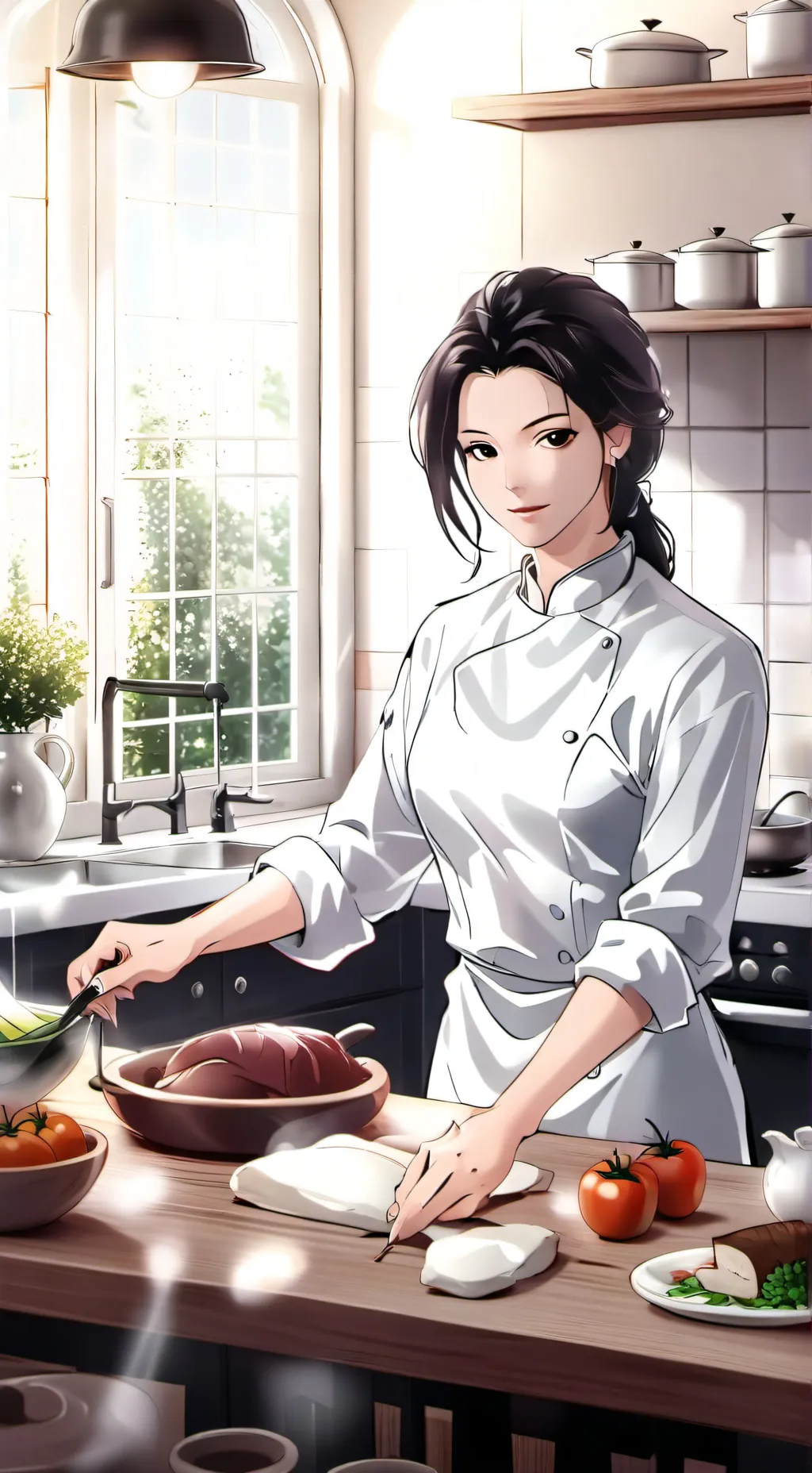 ai character: Elara background