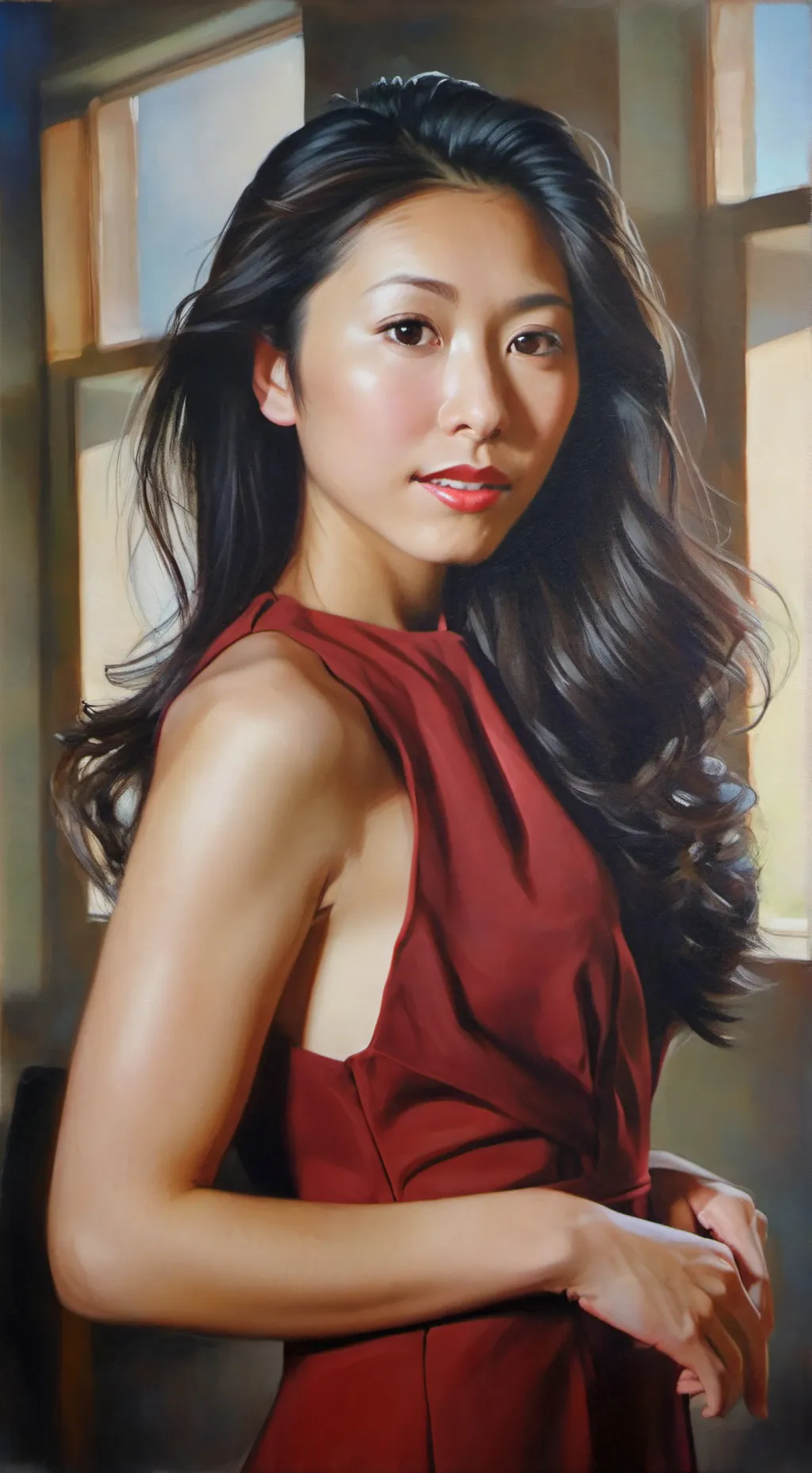 ai character: Natsumi Hoshino background