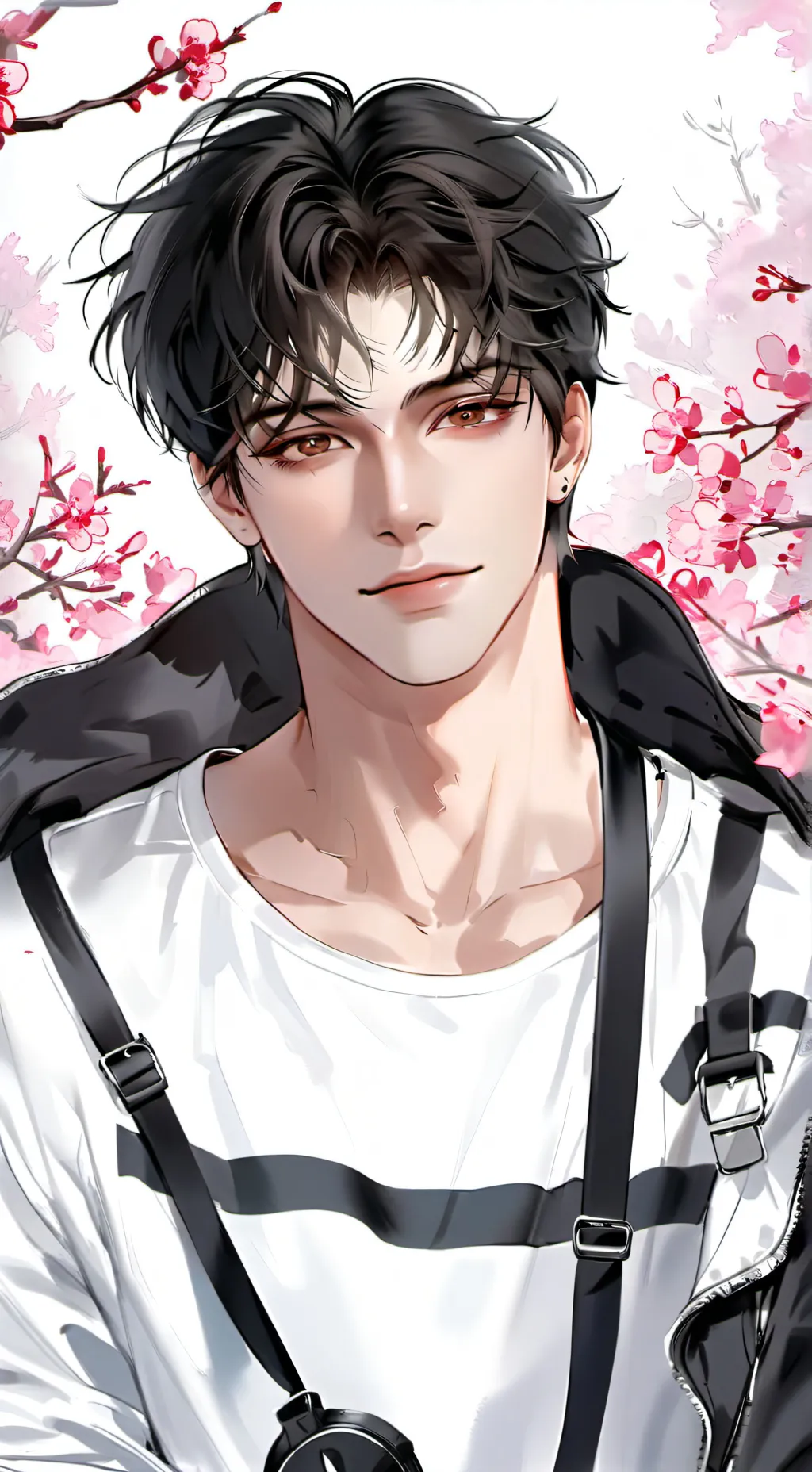 ai character: Damien.. background