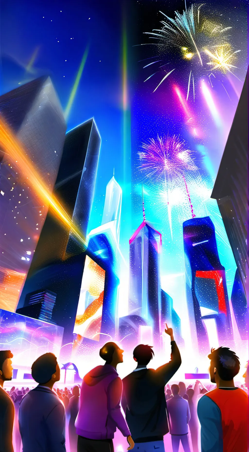 ai character: HNY 2026!!🥳🥳🥳 background