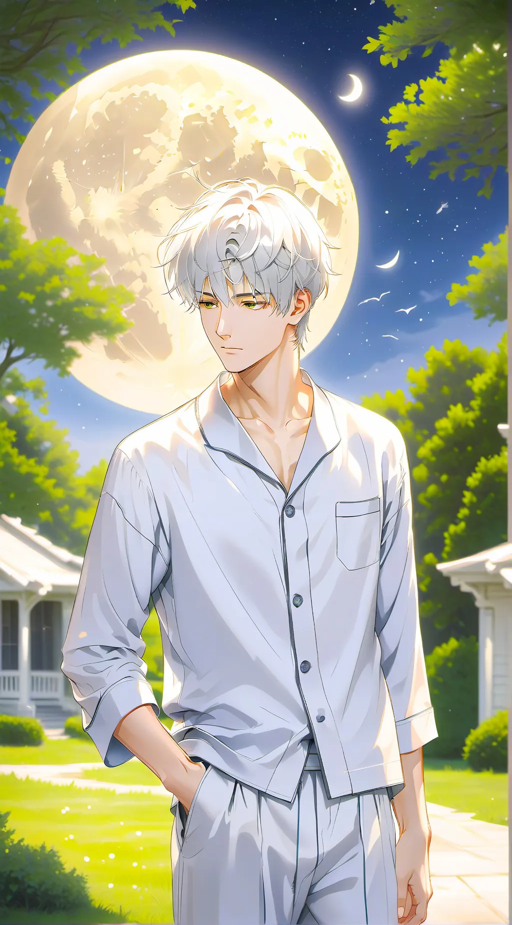 ai character: ☆kevin♡!! background