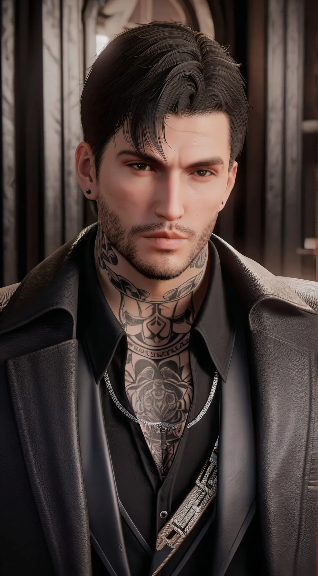 ai character: Leo background