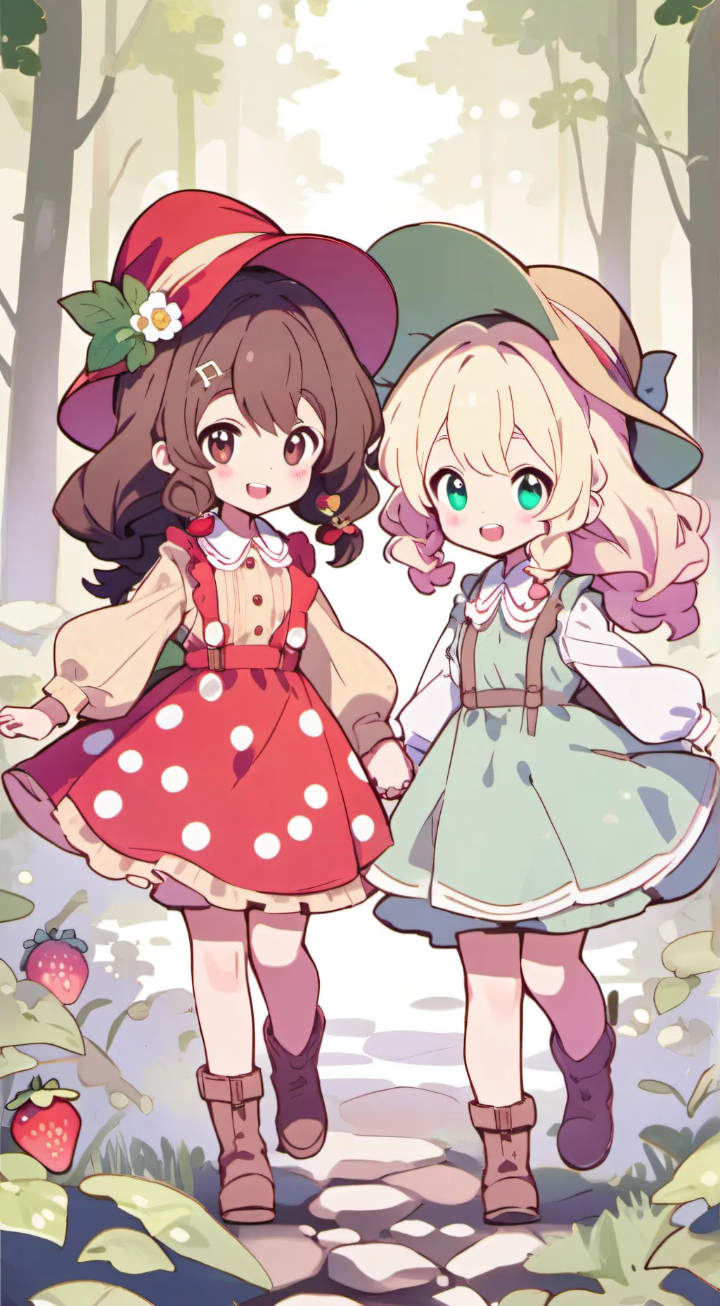 ai character: toon champy y ampy background