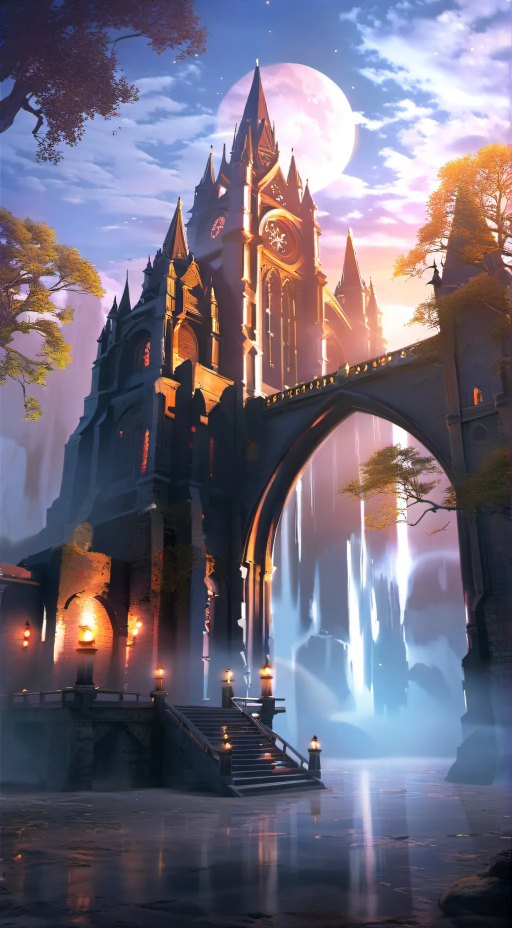 ai character: fantasy school background