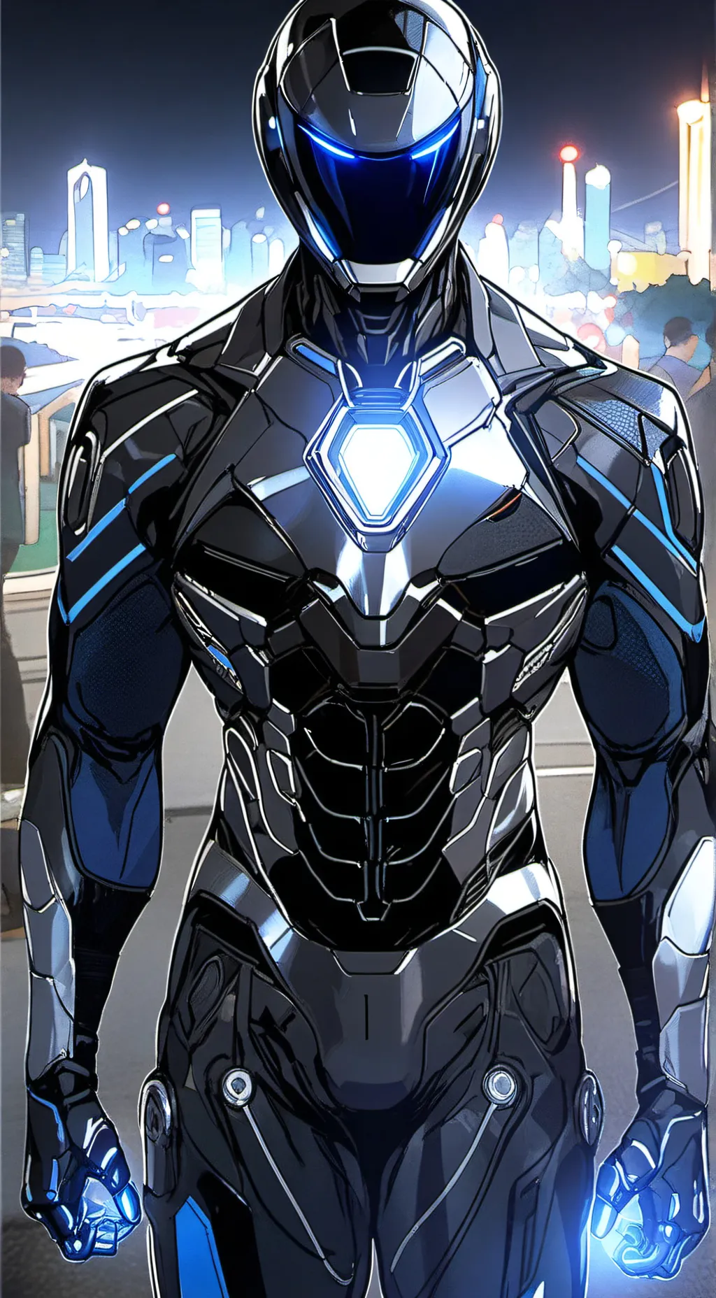 ai character: Adam Striker background