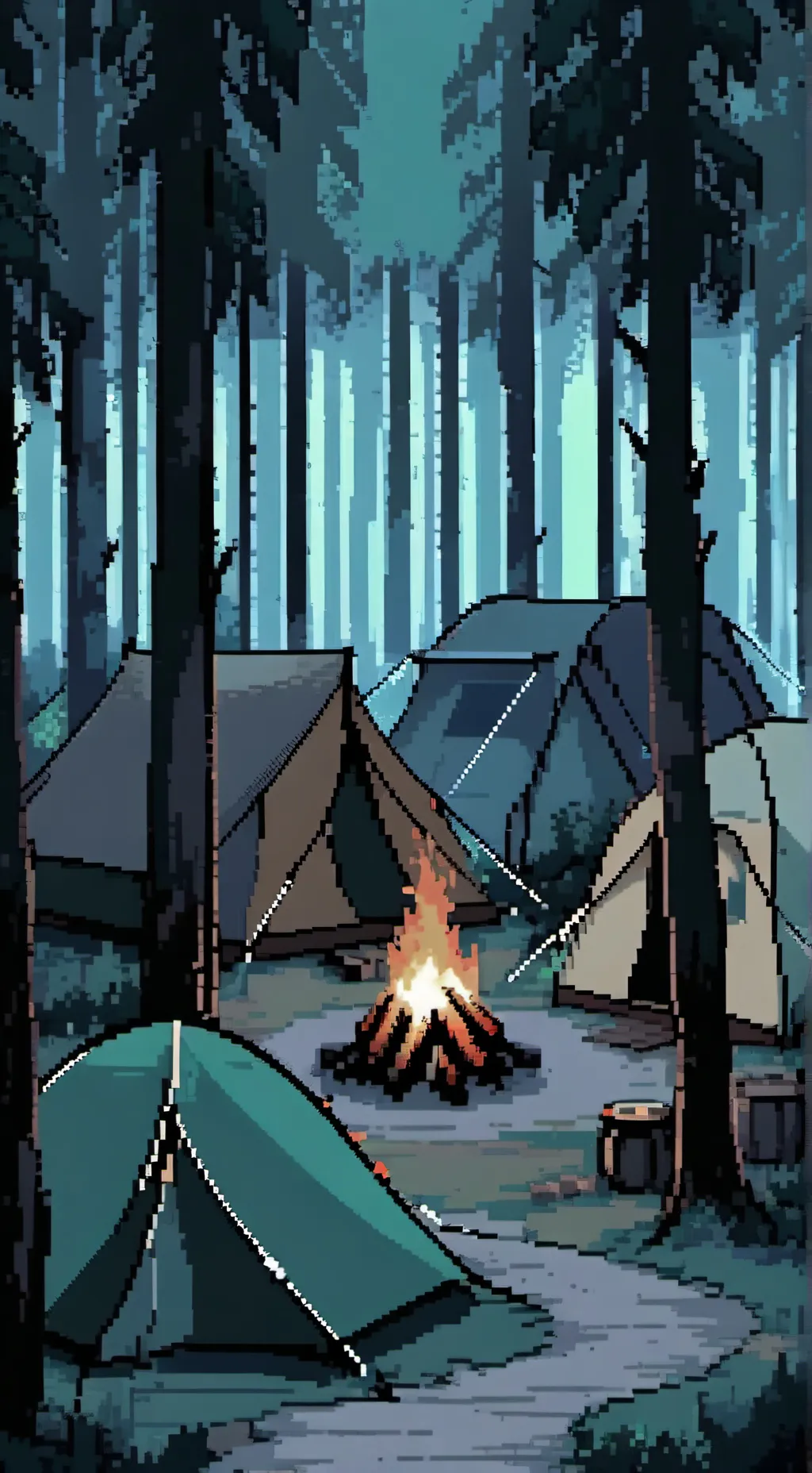 ai character: 🌲HH CAMPING🏕️ background