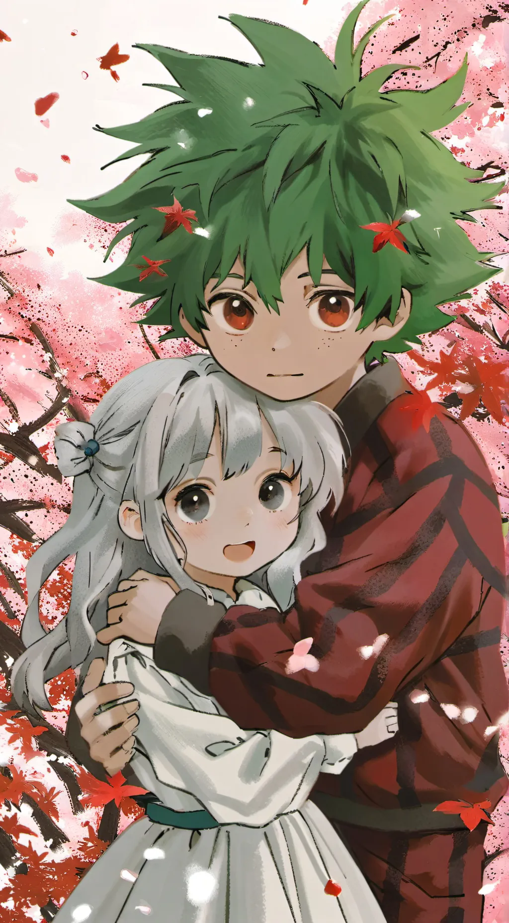 ai character: Deku and Eri background