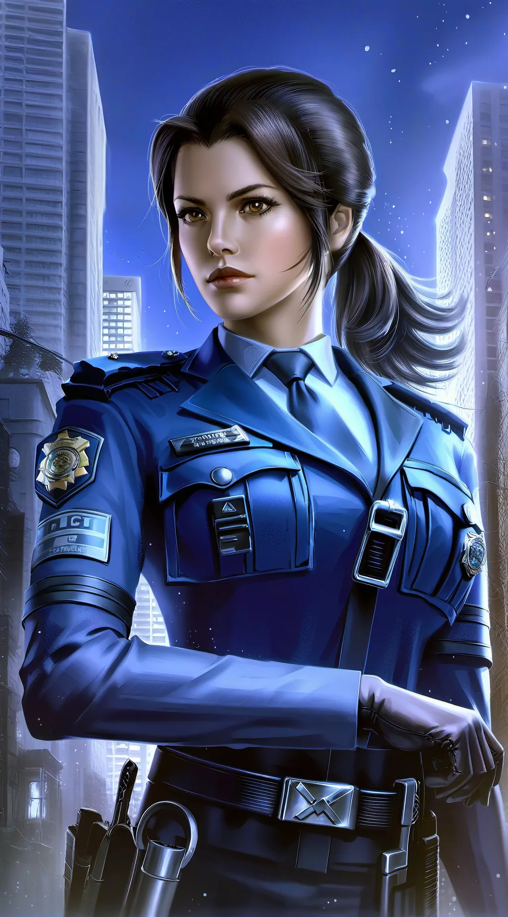 ai character: policia background