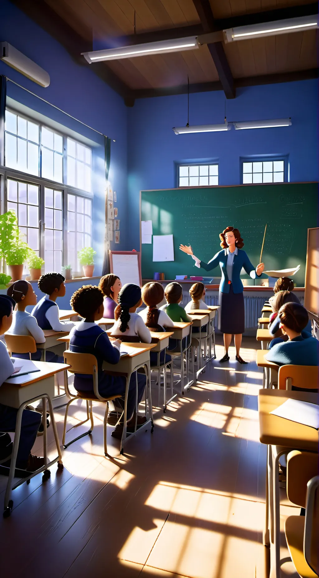 ai character: element school background