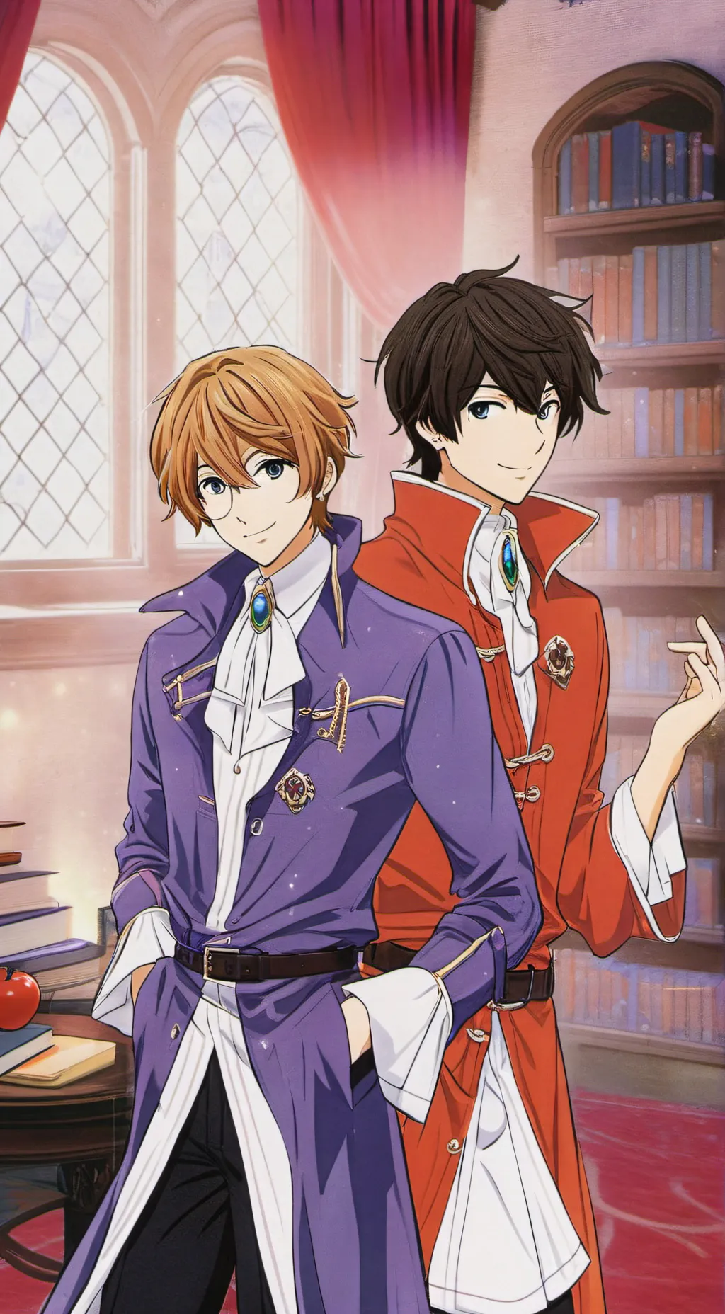 ai character: Roommates of magic background