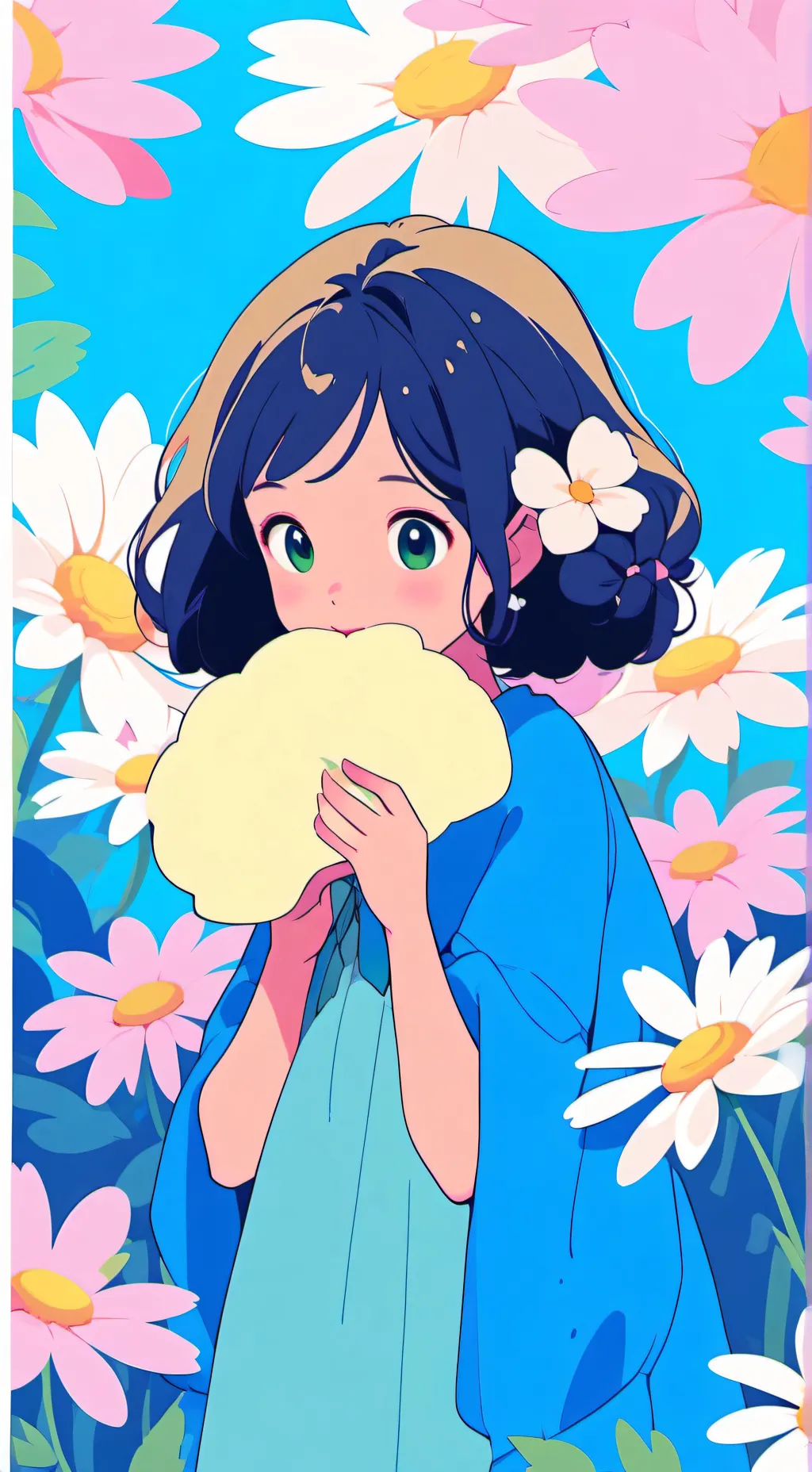 ai character: sky background