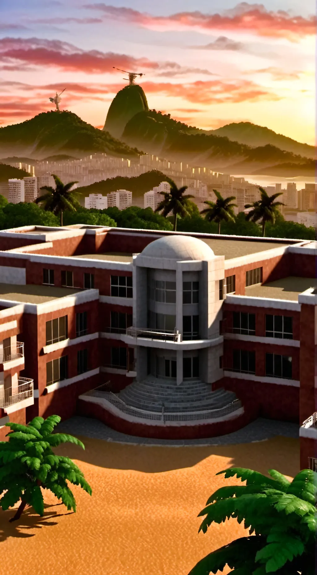 ai character: Escola de blent  background