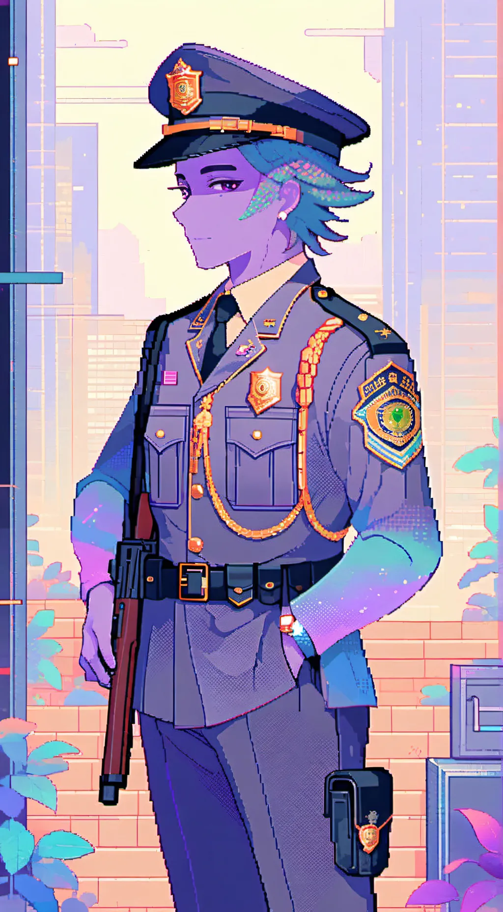 ai character: Piggy miserability background