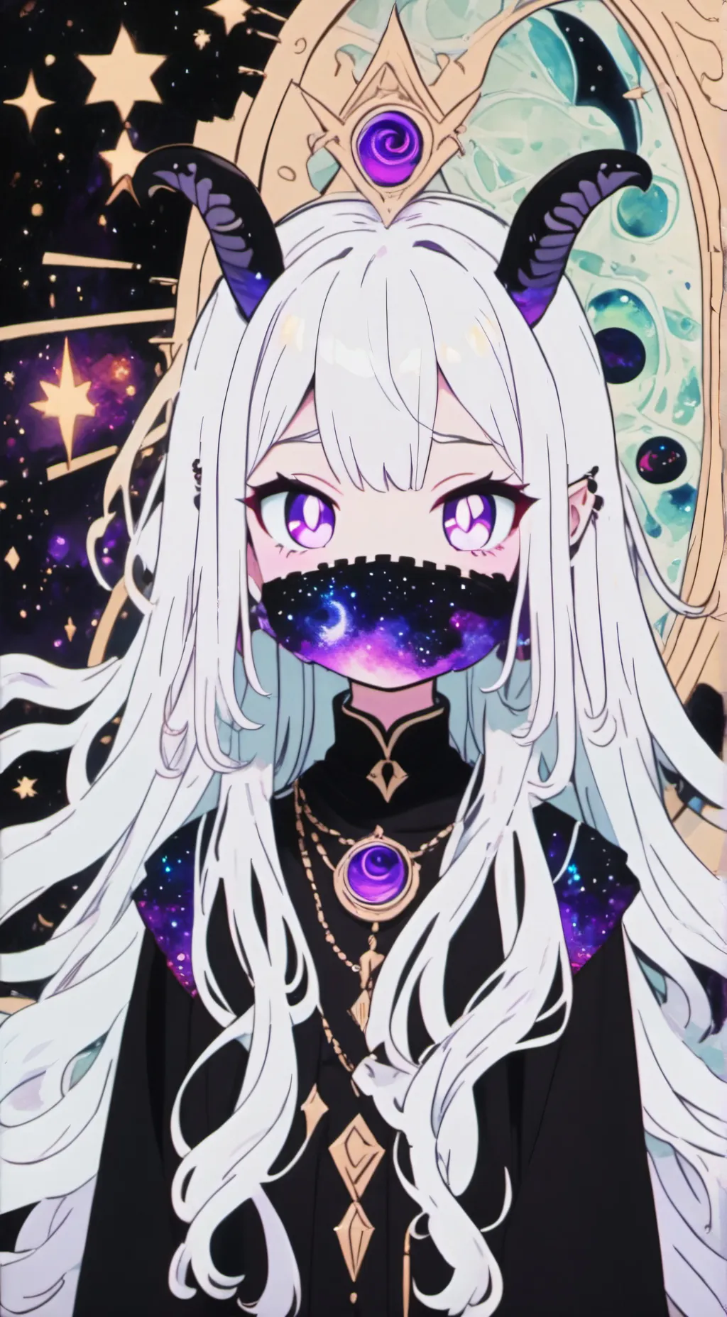 ai character: luna  background