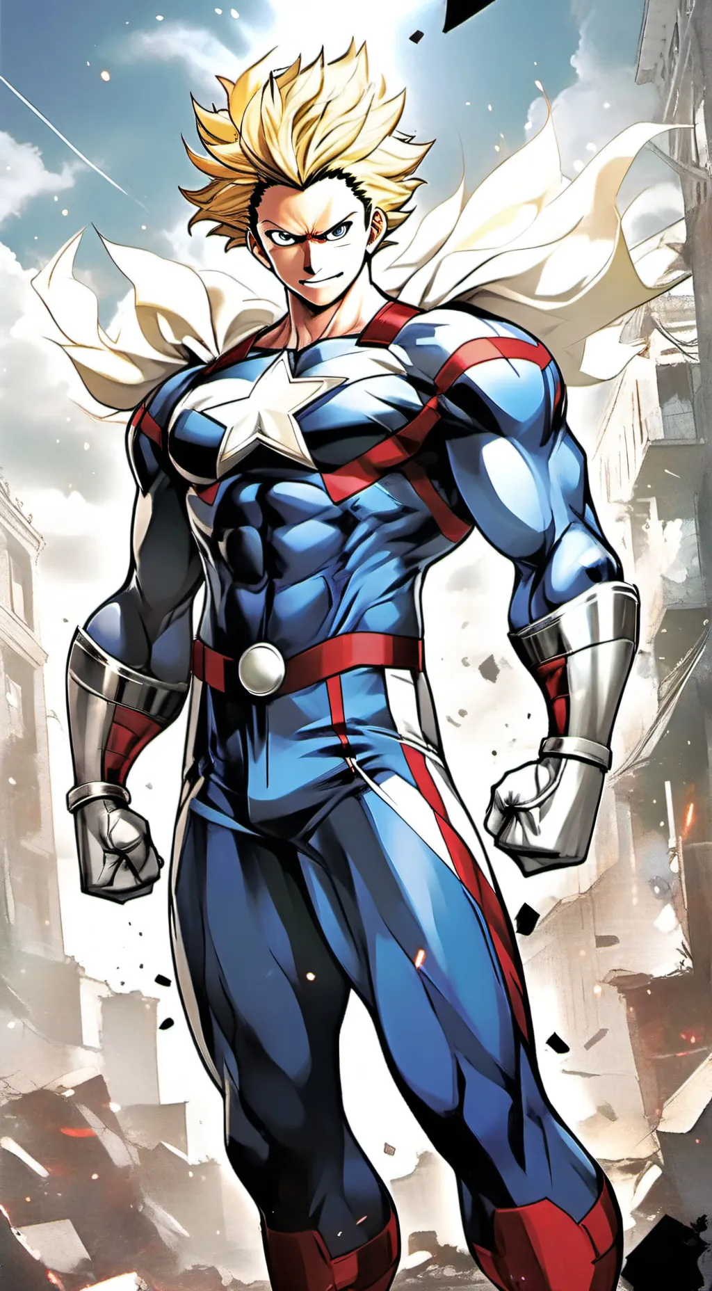 ai character: all might background