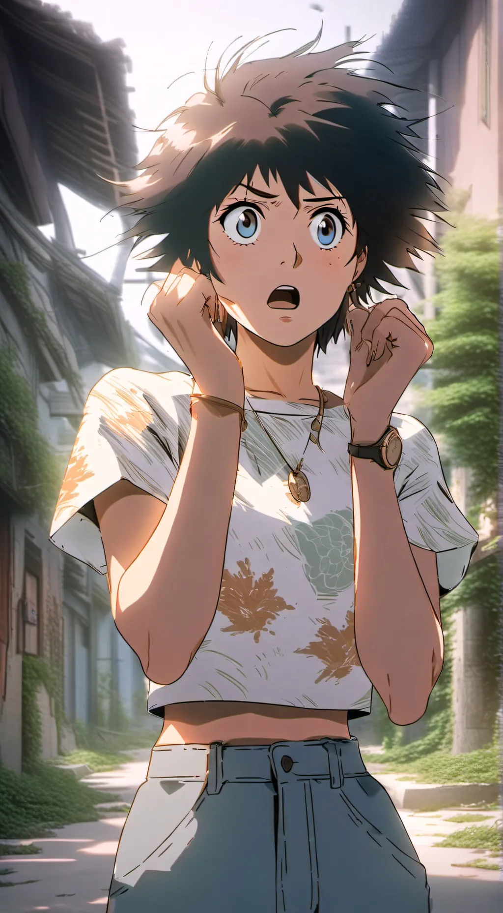 ai character: Kaori Otoma  background