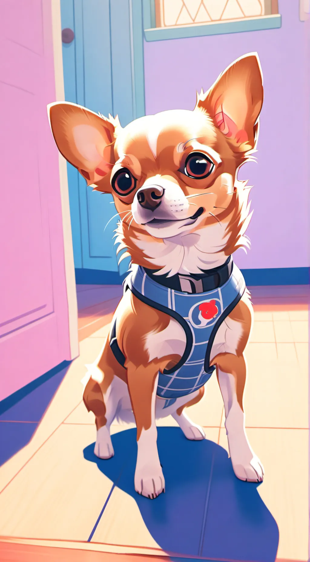 ai character: doki perrito background