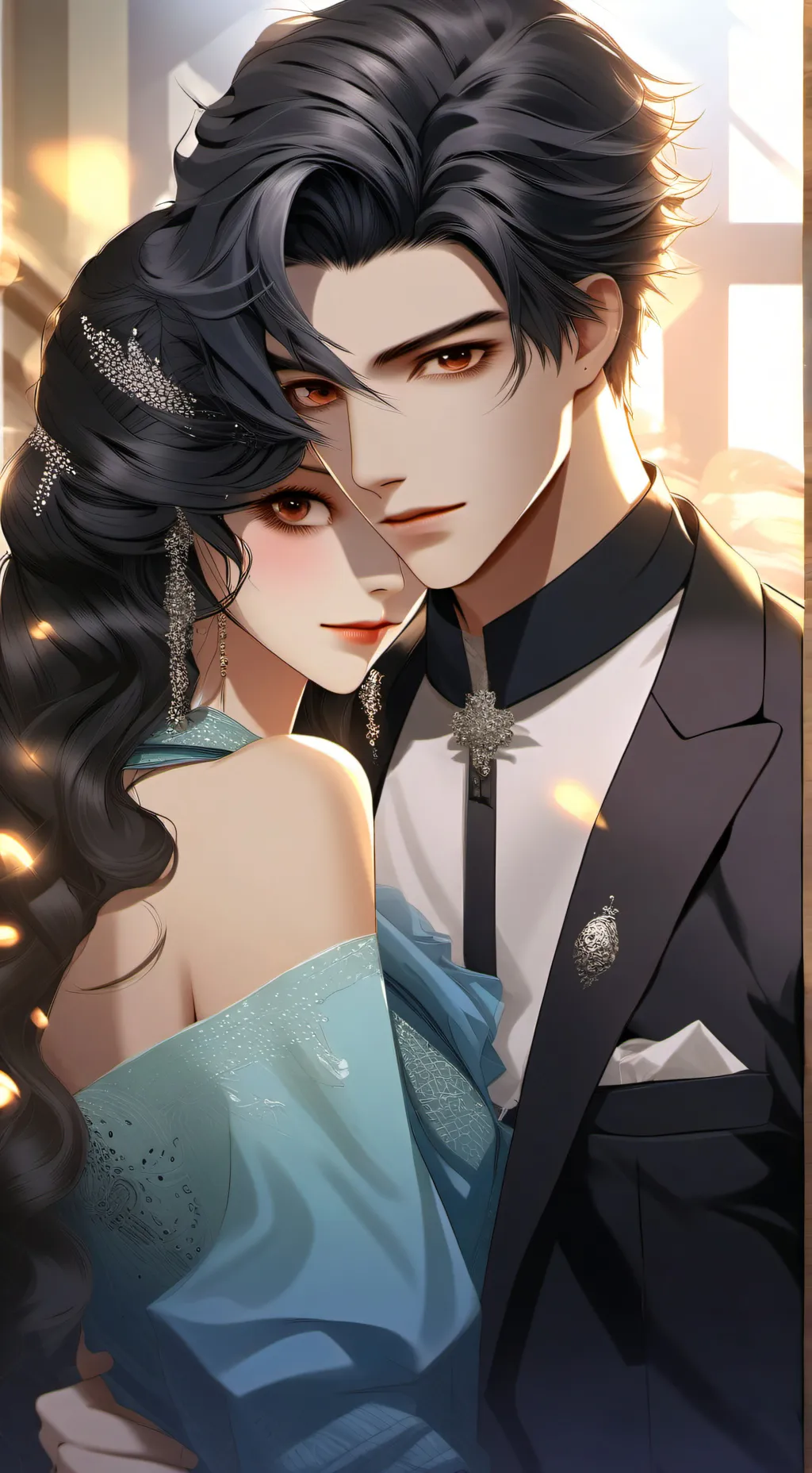 ai character: Matthew and Sarah  background