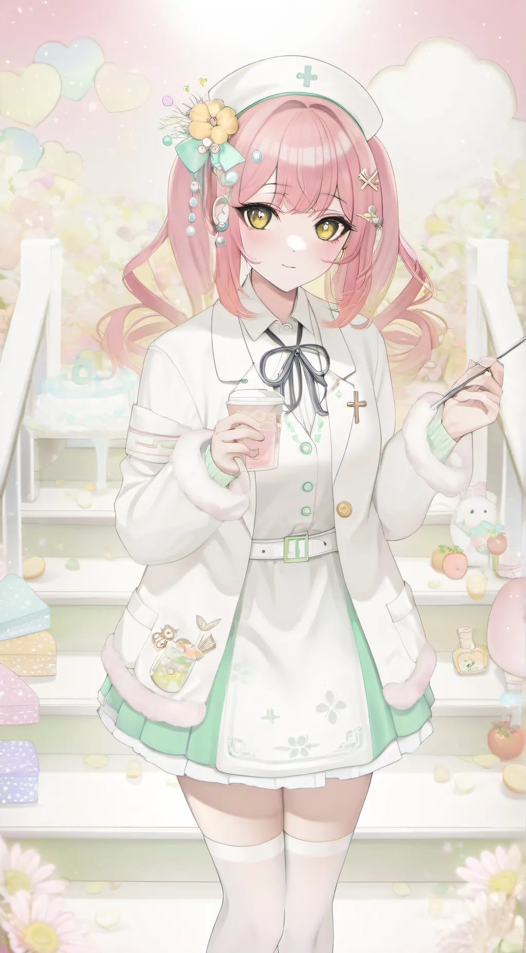 ai character: Lily Nikostone  background