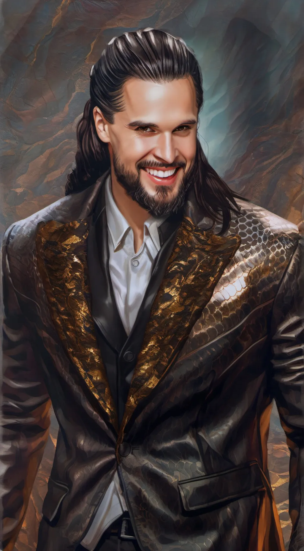 ai character: Seth Rollins ￼ background