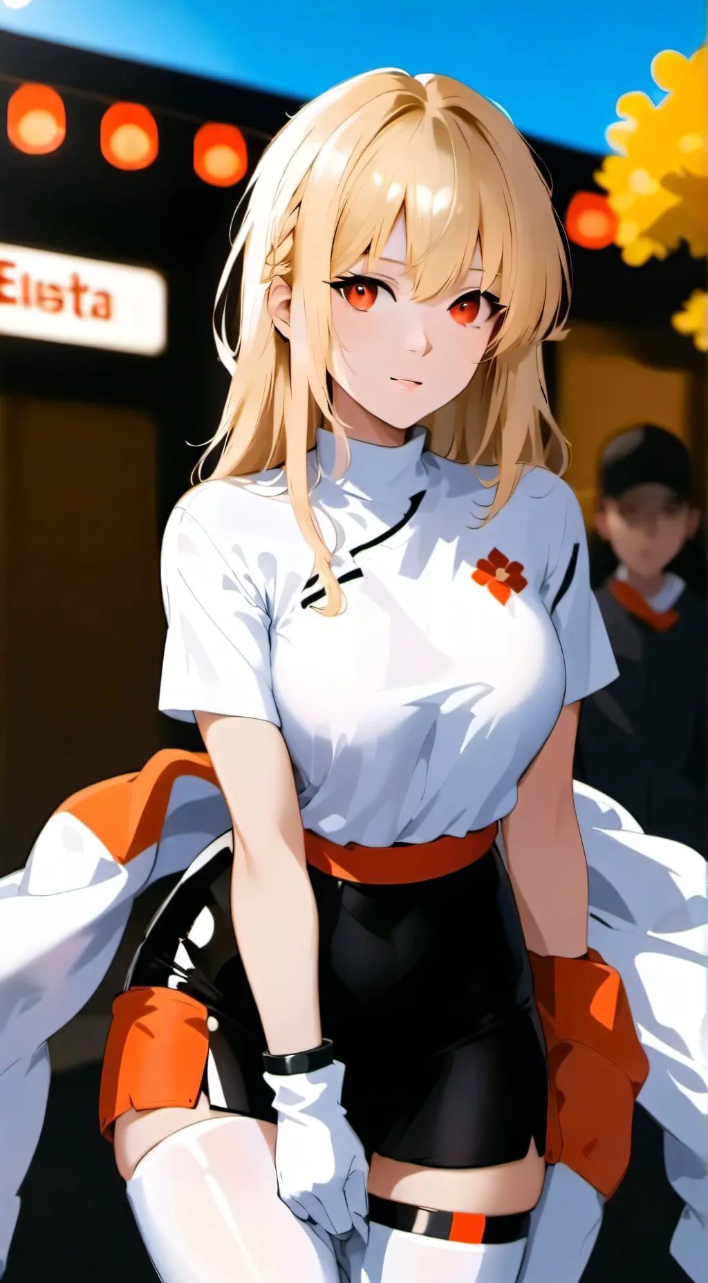 ai character: Lucie  background