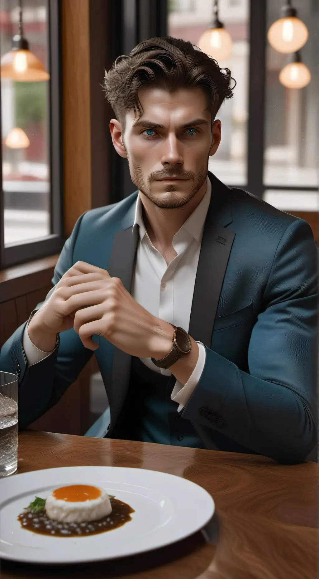 ai character: Lacus Hampton  background