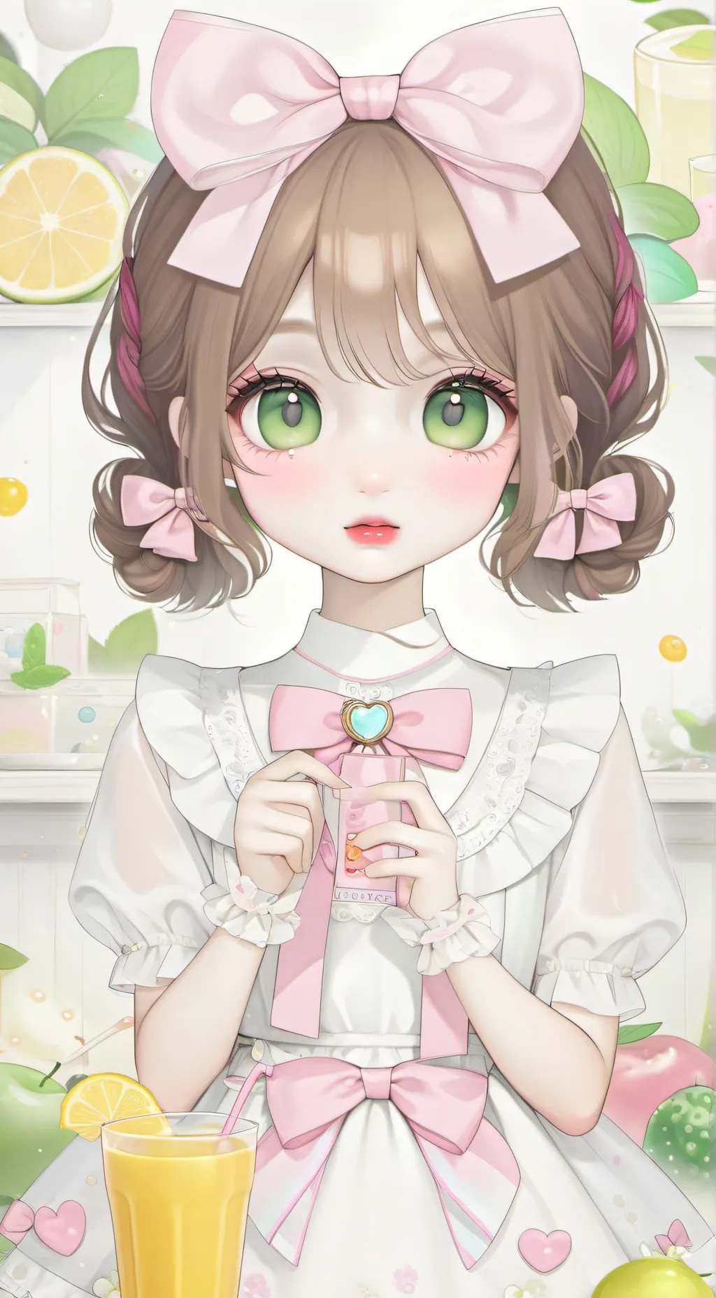 ai character: 🌷Evie🌷 background