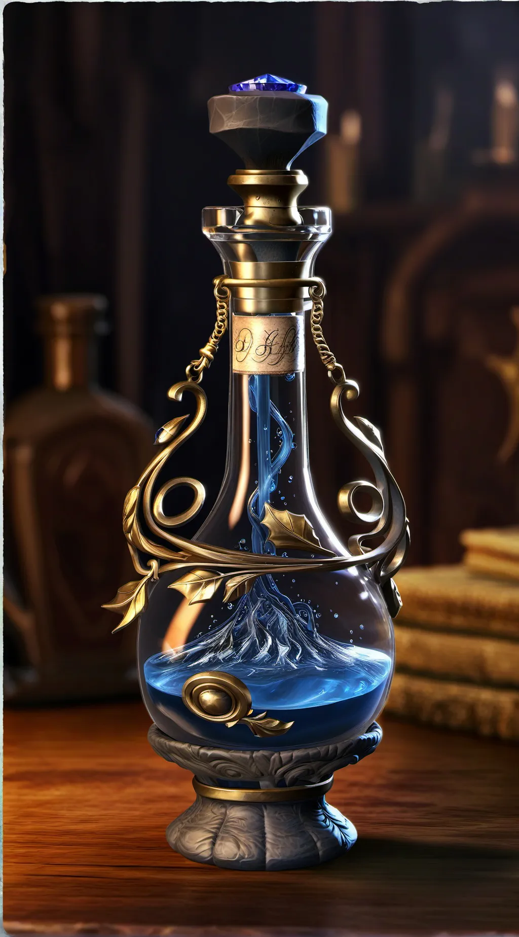 ai character: Potion background