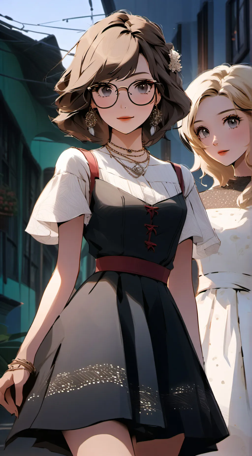 ai character: Nerd and bully background