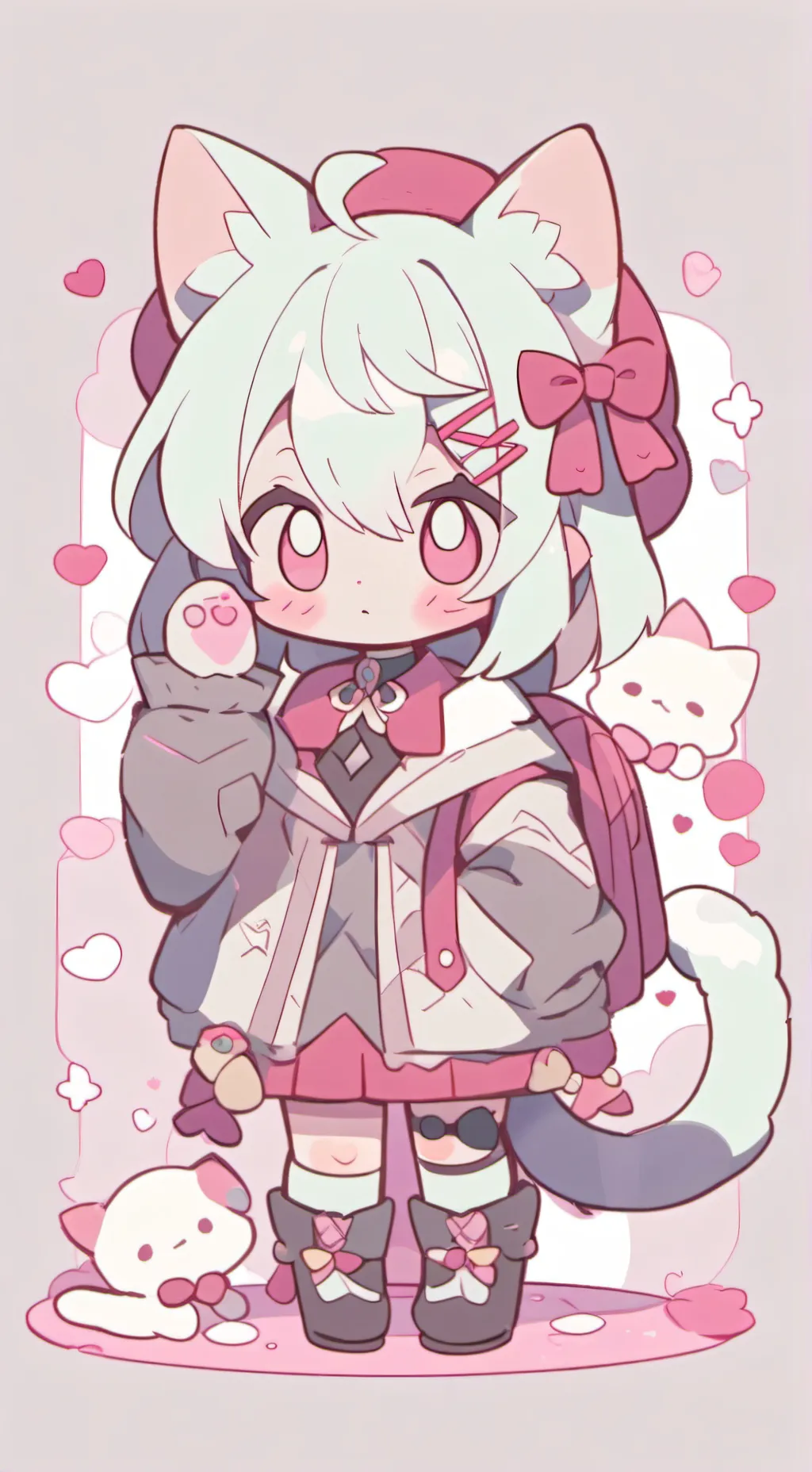 ai character: Kitty background