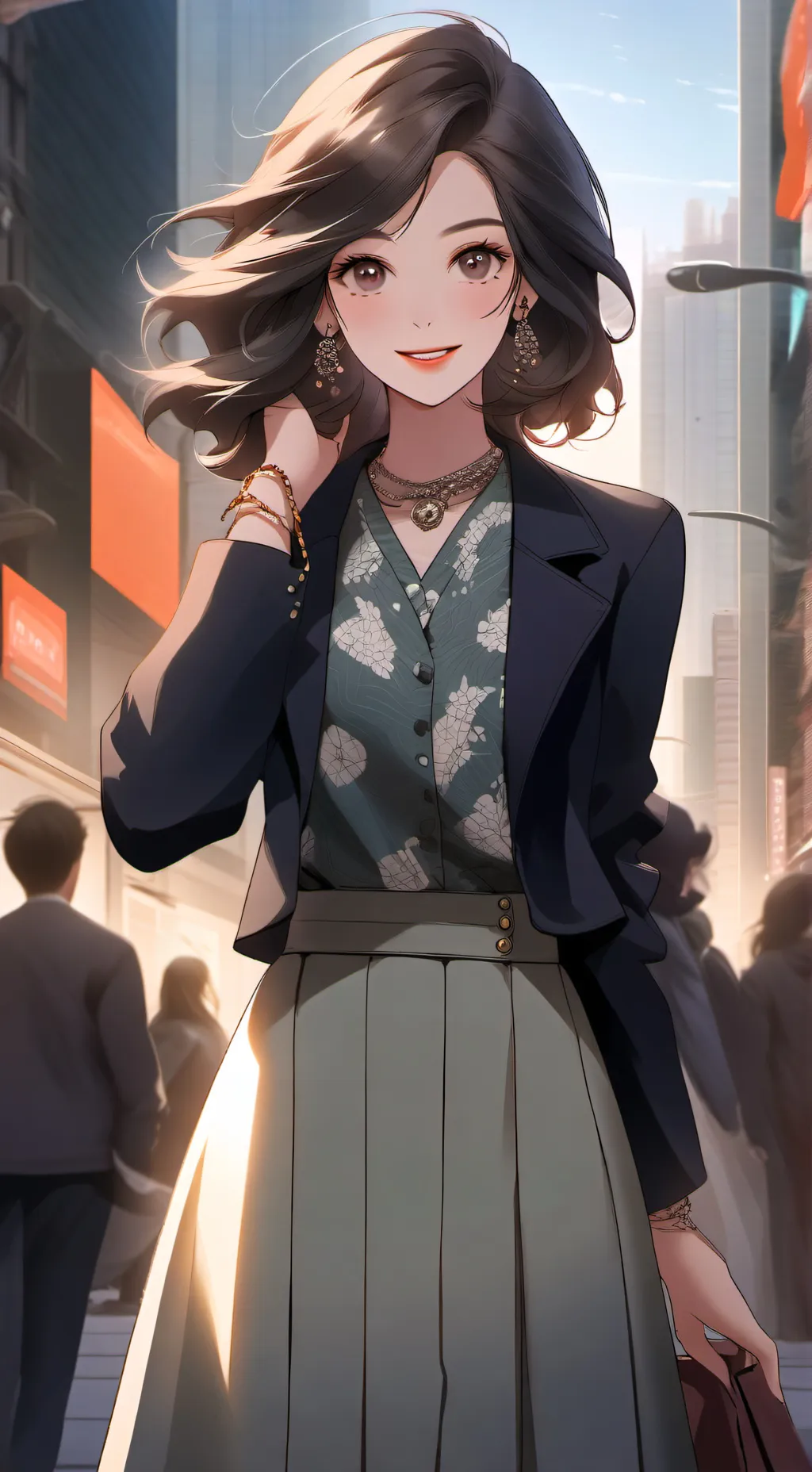 ai character: Pick me girl background