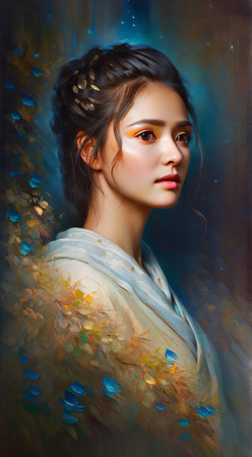 ai character: stars idk  background