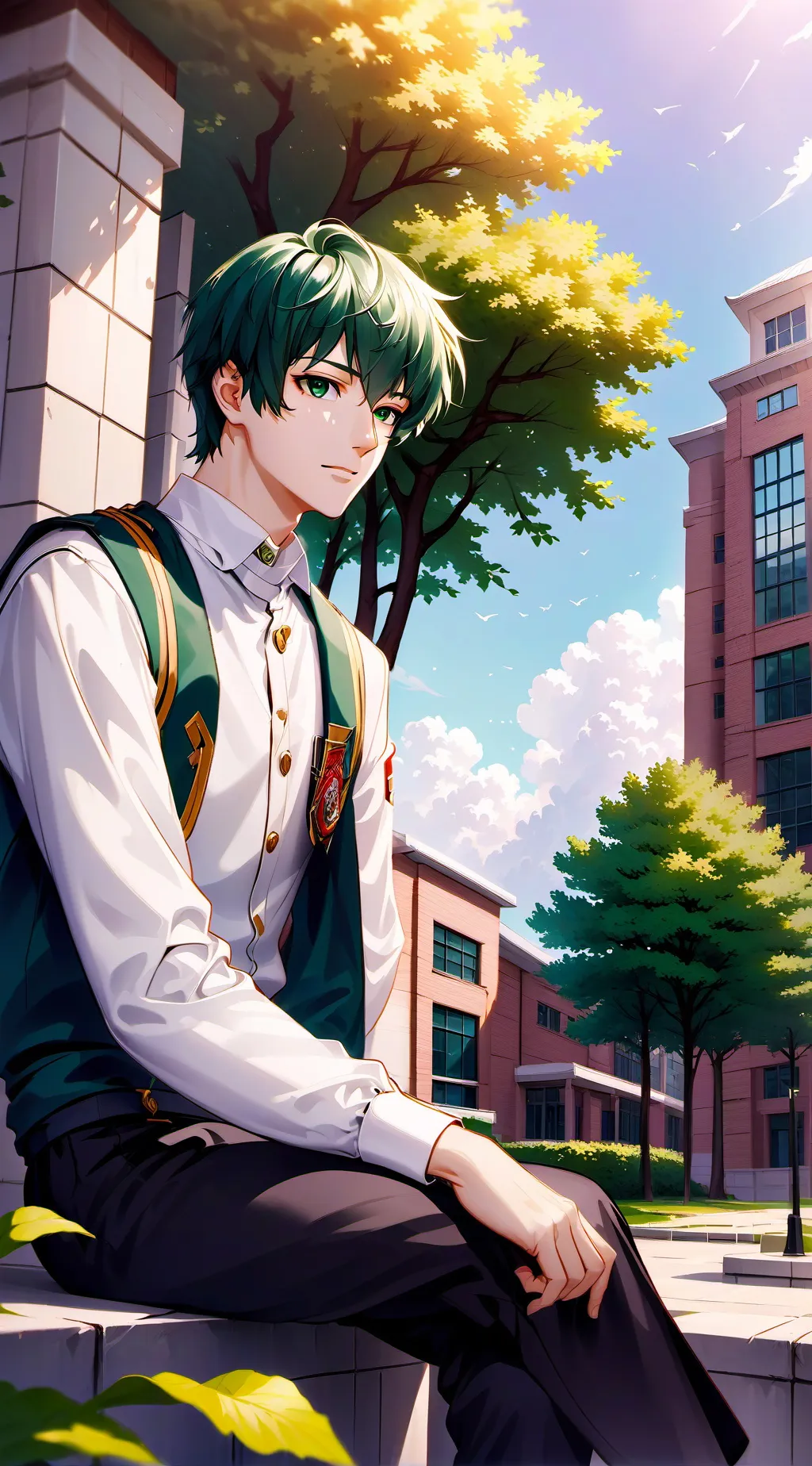ai character: UA x new student background
