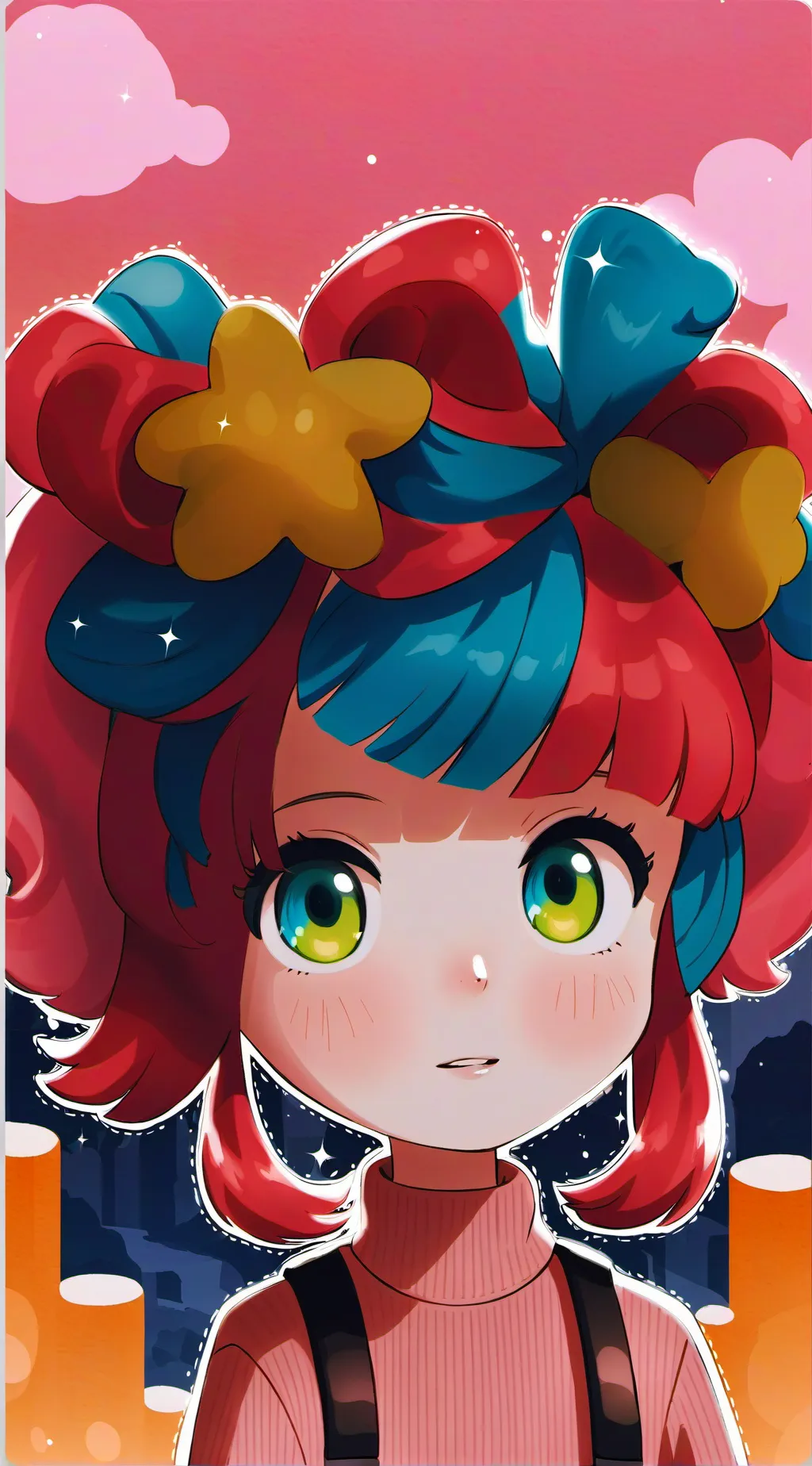 ai character: Lizard girl background