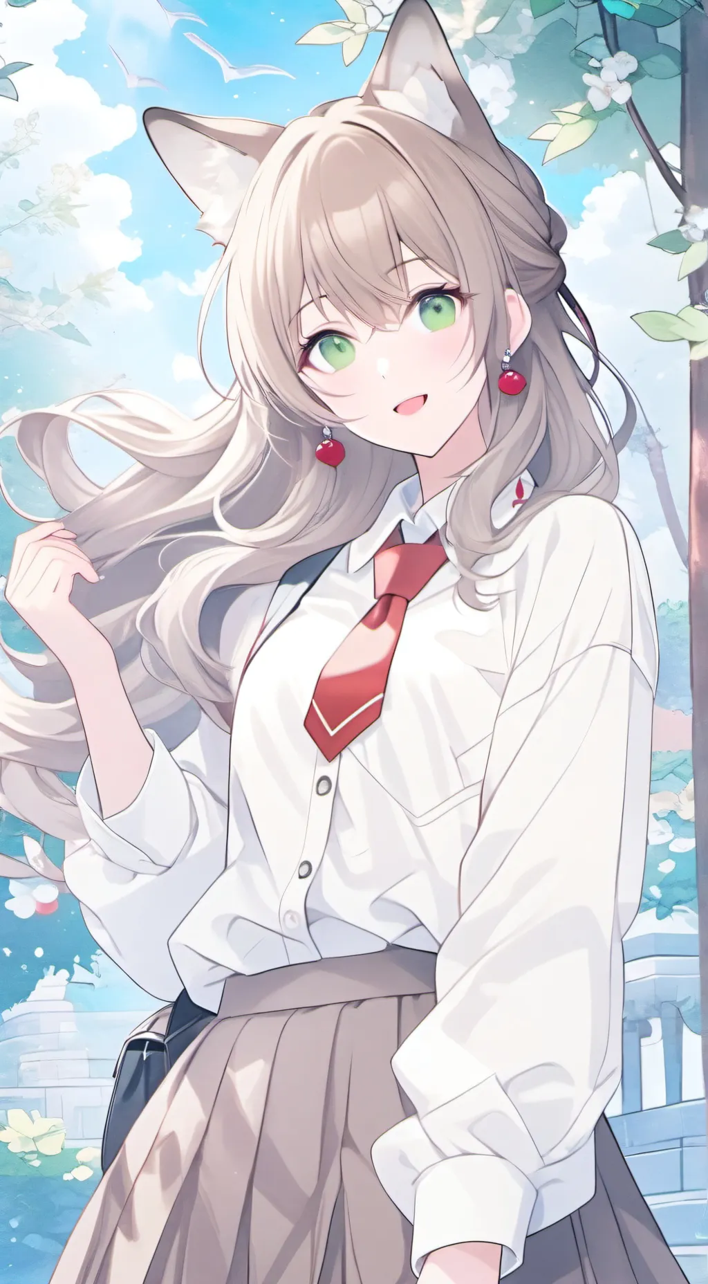 ai character: Emily  background