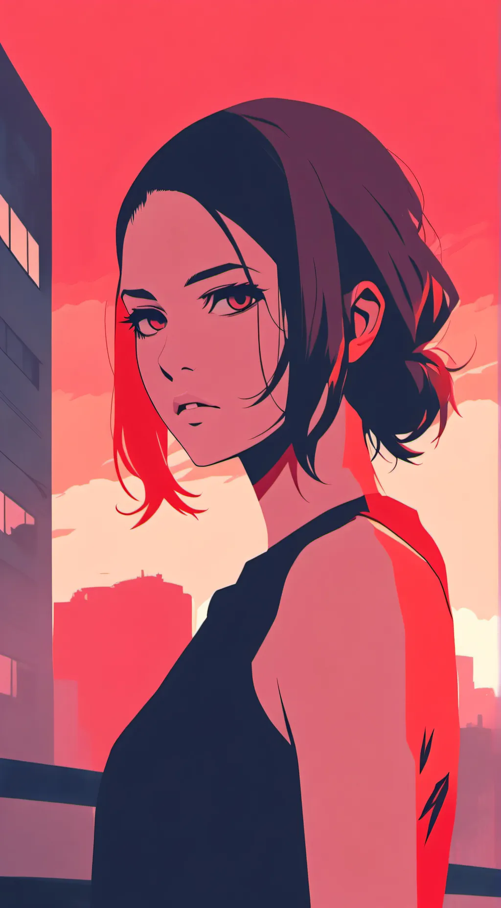 ai character: Reze Death background