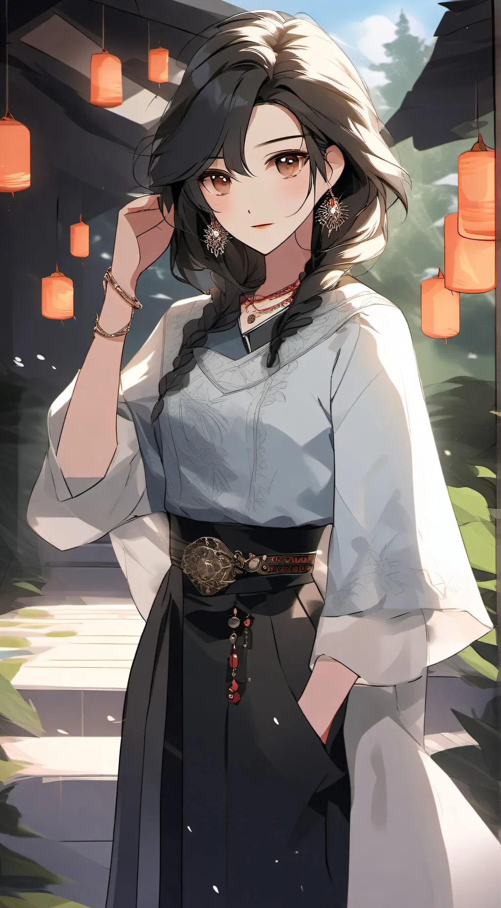 ai character: Miss.Hollis  background