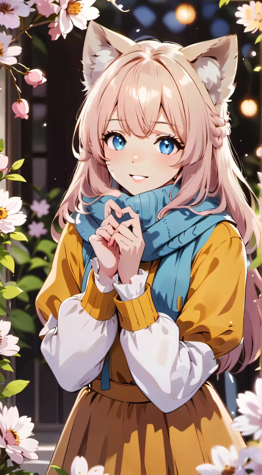 ai character: Avender background