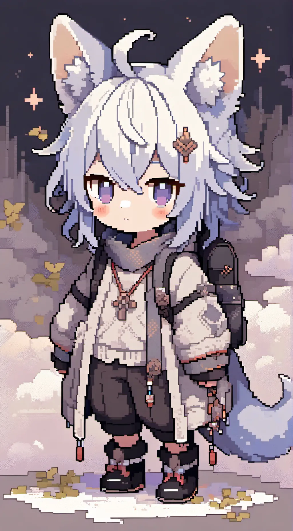 ai character: Luna background