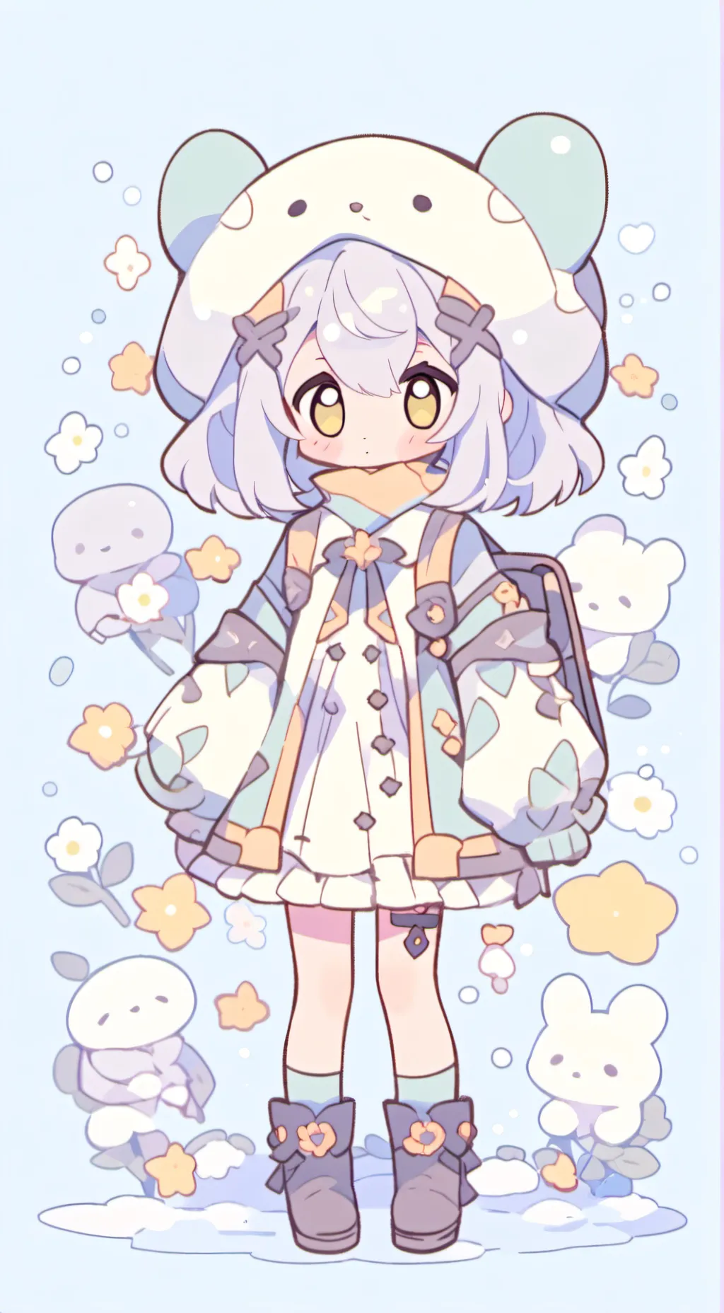 ai character: Stranger things  background